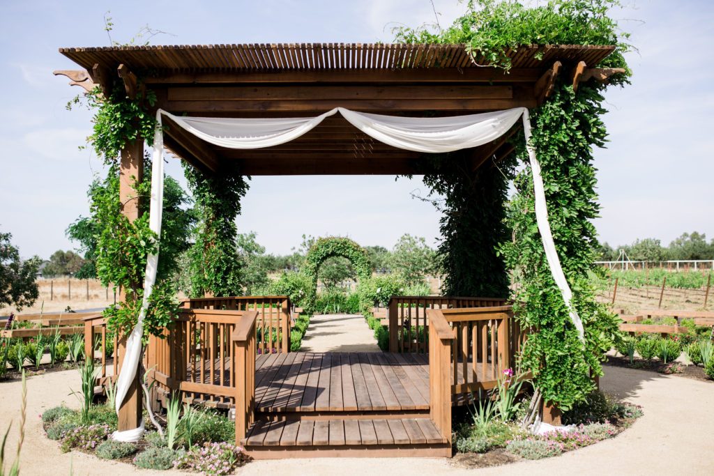 Wolfe Heights Estate Event Center Ceremony altar Northern California