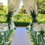 Beautiful altar at the Rose Garden Timber Creek Ballroom