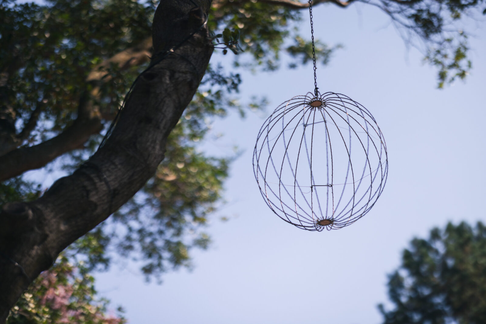 Twelve Oaks Event Venue, Placer County Private Estate.  Hanging orbs.