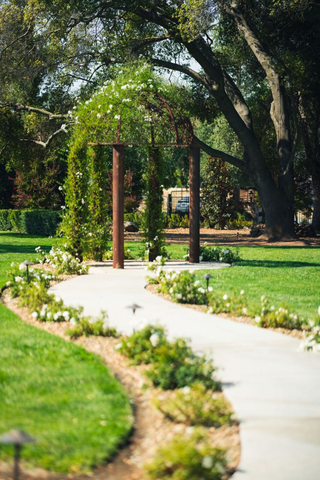 Twelve Oaks Event Venue, Placer County Private Estate.  Vine covered gazebo.